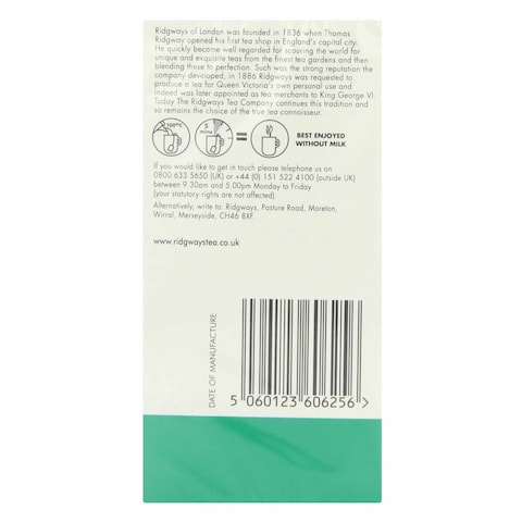 Ridgways Of London Pure Peppermint Tea Bags 20 Pieces