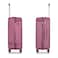 Senator Hard Case Suitcase Trolley Luggage Set of 3 For Unisex ABS Lightweight Travel Bag with 4 Spinner Wheels KH1065 Maroon