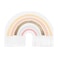 Ginger Ray Gold Foiled Rainbow Fringe Paper Napkins 16-Pieces- 16.5 cm Width- White/Gold