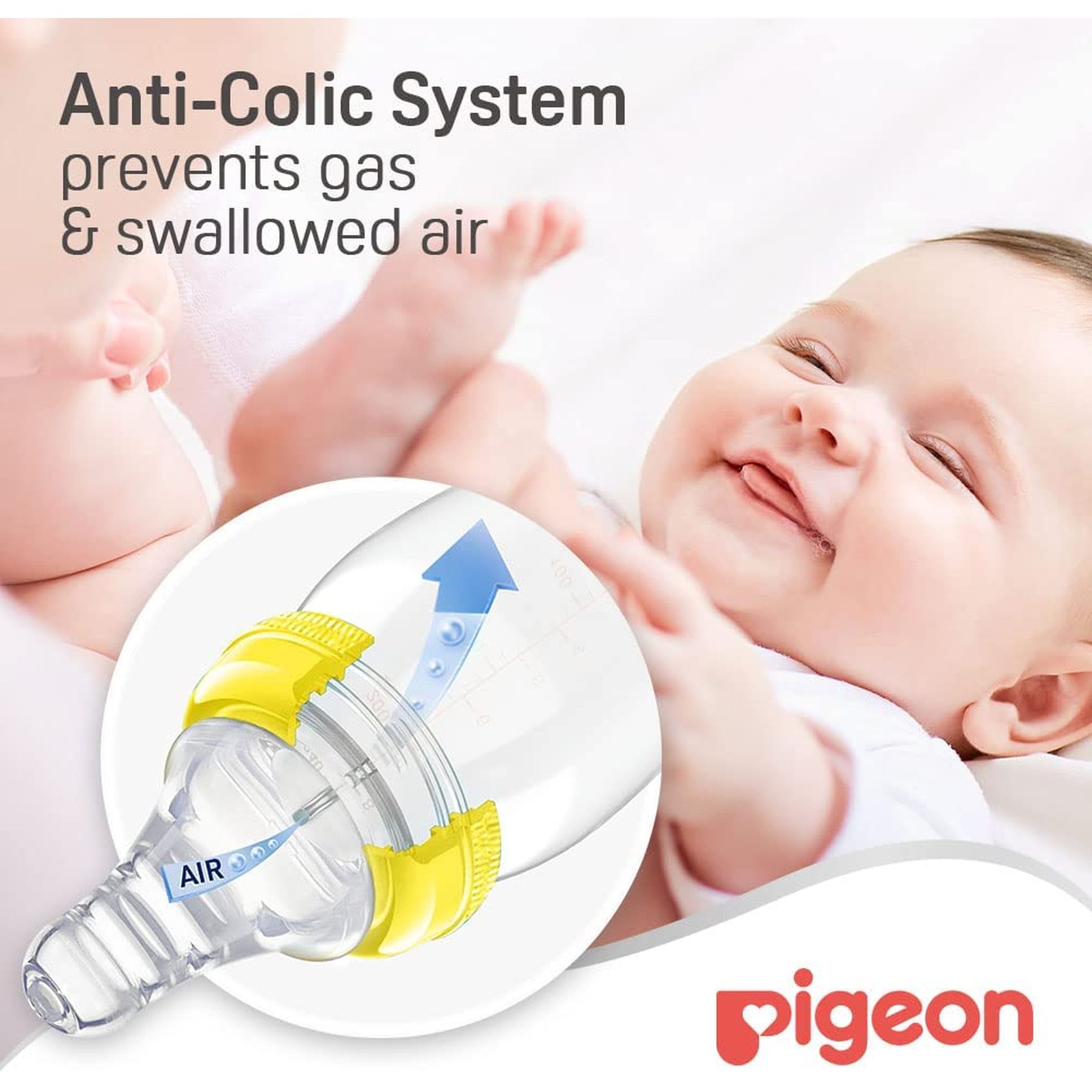 Pigeon Glass Nursing Bottle A291 Clear 200ml