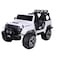 RBWTOYS - Power Electric 2022 Jeep Gravity XXL  12V Battery &amp; Two Seats S609 (WHITE) 130x85x78cm.