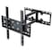 Corner TV Wall Mount Bracket Tilt Swivel Full Motion Articulating Arm for Most 32-70" Inch LED, LCD Plasma Smart TV, VESA up to 700x400mm and 99 LBS, with Level Adjustment (VESA 500x400)
