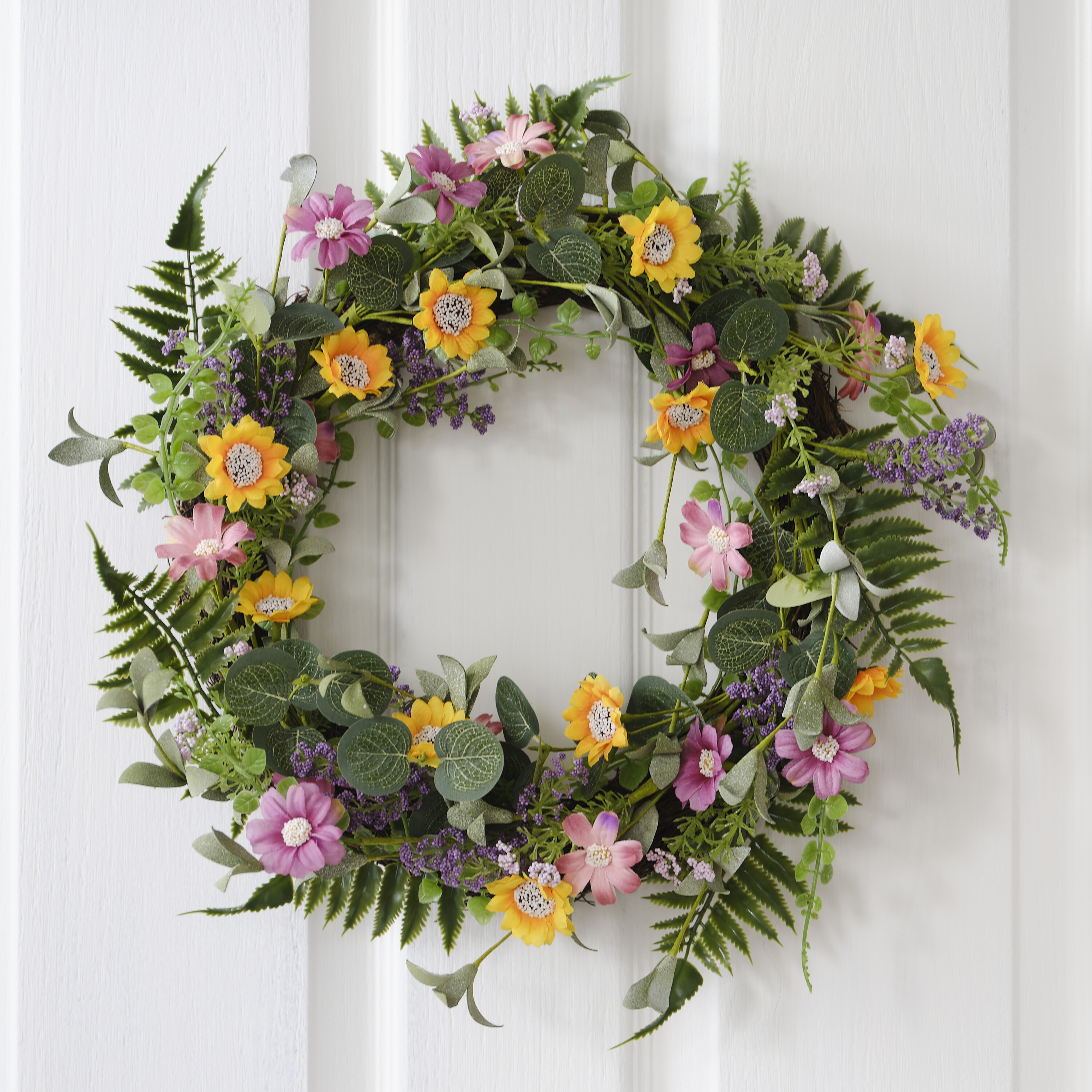 Ginger Ray Floral Foliage Spring Wreath