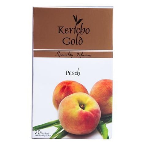 Kericho Gold Peach Tea Bags 2g x Pack of 20
