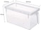 Aiwanto 4 Pcs Kitchen Storage Box Refrigerator Storage Box 4.7L Capacity Storage Container Fruits Vegetable Storage Tray(Clear)