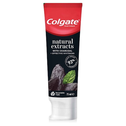 Colgate Natural Extracts Charcoal Toothpaste Black 75ml