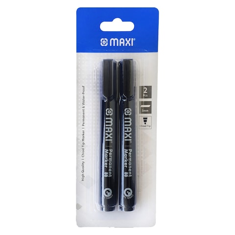 Maxi Permanent Marker 80 5mm 2 PCS Black