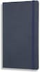 Collins Debden Clementine Navy Blue A5 Slim Ruled Notebook - Flexible Notebook Journal with Soft Touch Leathergrain Cover, 210x126mm