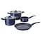 6-Piece Cookware Set Blue