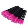Tbestmax Disposable Eyelash Wands Mascara Brush Cosmetic Applicator For Makeup Eyebrow Color Rose Red - 300 Pcs