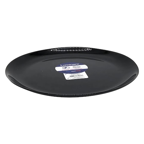 Luminarc Diwali Colours Round Dinner Plate 25cm Black