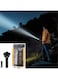 Generic LED Torch Flashlight Riding Light USB Chargeable With 3 Heads Adjustable For Outdoor