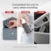 CARE AND SMILE Screen Cleaner Mist Sterilization Disinfection Disinfection Spray with Microfiber Cloth Safe For Phones Laptops Tablets Includes Refill Grey