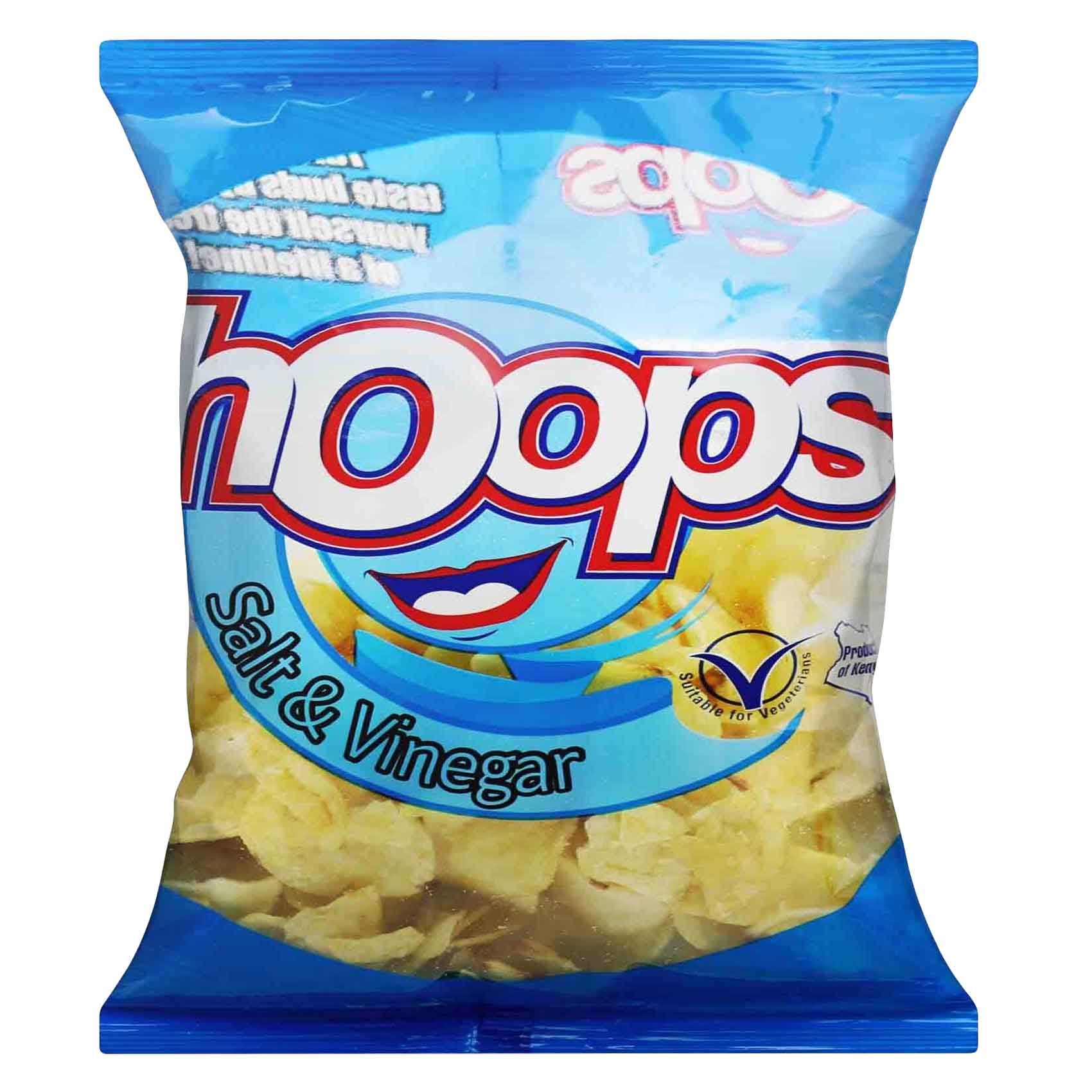 Hoops Salt And Vinegar Crisps Potato Chips 100g