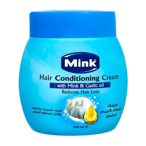 Mink Hair Conditioning Cream, Mink &amp; Garlic Oil - 500 ml