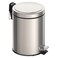 Tramontina Stainless Steel Trash Bin With Pedal Silver 5L