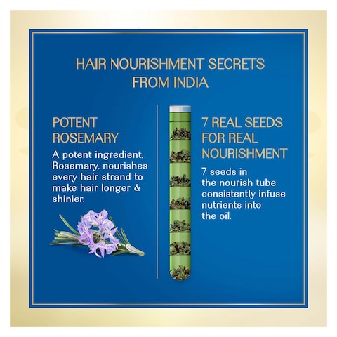 Herbsindia Rosemary and 7 Herbal Seeds Hair Oil - 280 ml