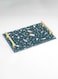 Lowha Decorative Acrylic Serving Tray With Gold Metal Handles And Terrazzo Design 20x30 cm
