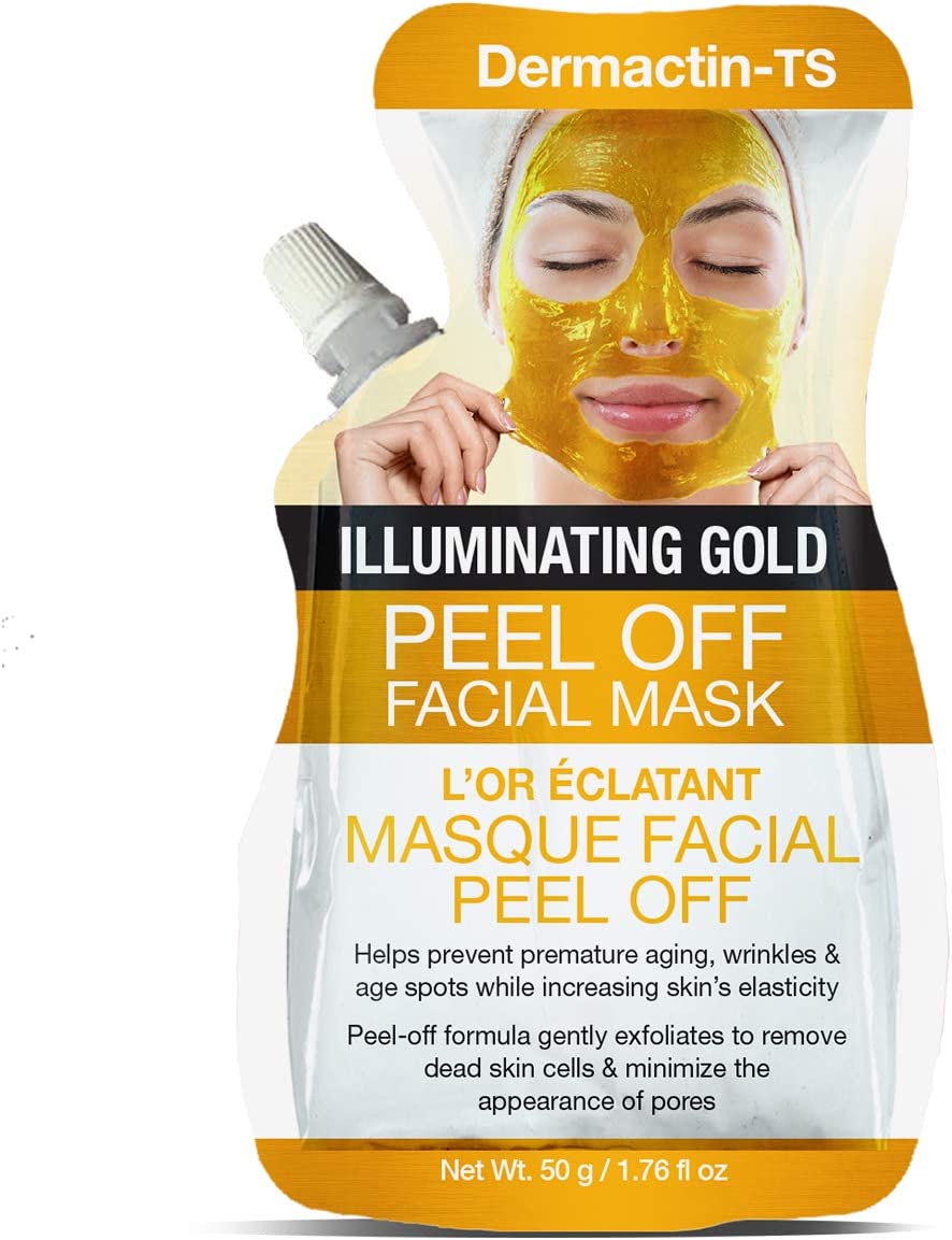 Buy Dermactin-TS Peel Off Facial Mask, Illuminating Gold, 1.76 Ounce ...