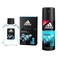 Adidas Ice Dive Eau De Toilette 100ml With Deodorant Body Spray 150ml Clear