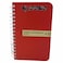 Kasuku Spiral Pocket Notebook Red 70 Pages