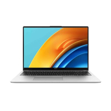 Huawei MateBook D16 Laptop 12TH-Gen Core i5-12450H 8GB RAM 512GB SSD Intel UHD Graphics 16-inch Windows 11 English Arabic Keyboard Silver