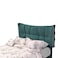 In House Milano Velvet Bed Frame - Single - 200x100 cm - Turquoise