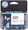 HP Ink Cartridge - 301, Multi Color