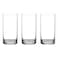 Ocean Fin Line Hi Ball Glass Clear 280ml 3 PCS