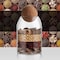 3 x Glass Storage Jars, Borosilicate Glass Jar, Spice Jars with Cork Stopper, for Spices, Sugar, Coffee, Biscuits, Sweets