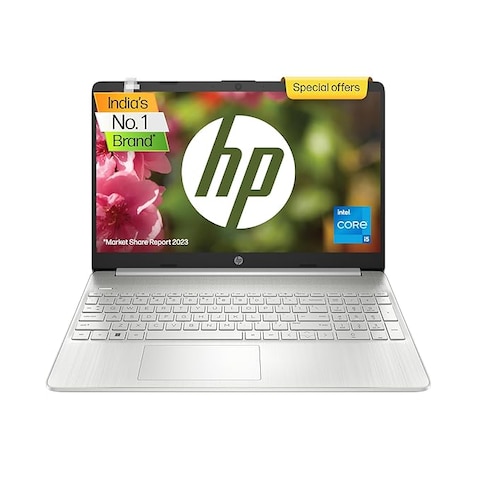 HP 15s, 12th Gen Intel Core i5 16GB RAM, 512GB SSD, 15.6&quot; Micro-Edge Anti-Glare FHD Laptop, Win 11, Intel Iris Xe Graphics, Dual Speakers, Alexa, Backlit KB, MSO, 15s- fq5112TU-International Version