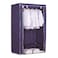 Wardrobe Closet Blue 179x45x74cm