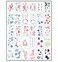 30 Sheets Temporary Tattoos Small Art Waterproof Tattoo Stickers  for Women Men Girls Kids Body Art Decorations Gift