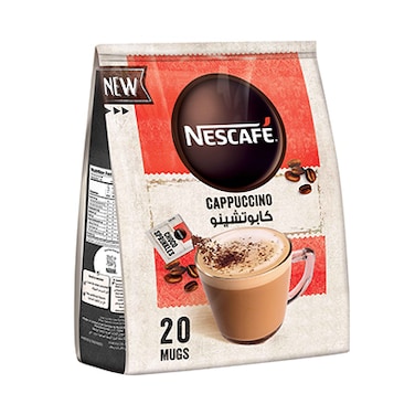 Nescafe Cappuccino Foamy Coffee Mix With Chocolate Sprinkles 19.3Gr X20