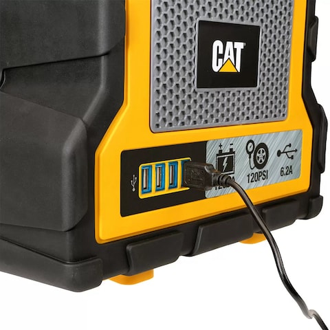 CAT Professional Power Station 1200AMP Jump Starter, Portable USB Charger and Air Compressor- CJ1000DXTUK