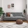 In House Nutella 2 In 1 Sofabed Linen Upholstered - Light Grey