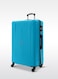 2-Pieces Hardside Travel Trolley Luggage Set Blue 20/28 New