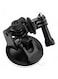 Generic - Mini Car Suction Cup Base Holder Tripod Mount Adapter For GoPro HERO 5 4 3 SJCAM Action Camera Black