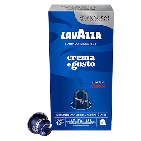 Buy Lavazza Crema E Gusto Classico Coffee 10 Capsules in UAE