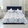 In House Cordoba Velvet Bed Frame - Queen - 200x160 cm - Dark Blue