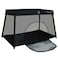 TEKNUM Portable Quick fold Playard &amp; Cot with Zipper Door &amp; Carry Bag - Midnight Black