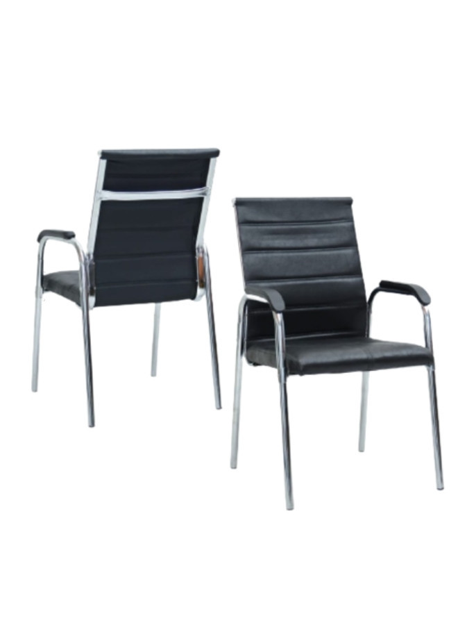 Sulsha Furniture Modern Design Visitor Chair With Steel Metal Frame Waiting Room Chair For Home Office And Hospital-2