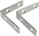 Robustline Zinc Plated Heavy Duty 20mm GI Angle Bracket L Shape 1.5Inch