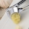 Decdeal - Garlic Press Stainless Steel Mincer Ginger Crusher Garlic Presser Chopper Easy Squeeze Rust Proof Ergonomic Handle Easy Clean
