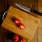 Royalford Organic Bamboo Cutting Board, RF10238, Strong Metal Handle, Durable &amp; Lightweight, Antibacterial, Chopping Board For Meat And Vegetables