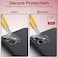 Moxedo Camera Lens Protector, 9H Tempered Glass, Scratch Resistant Aluminum Alloy Frame Camera Cover Screen Protector Compatible for iPhone 11/12 Mini 5.4 inch (EERIE BLACK)