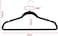 Velvet non-slip Suit Clothes Hangers,360&deg; rotating hook (100pc, Pink)