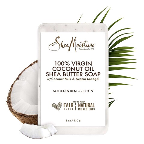 Shea Moisture 100% Virgin Coconut Oil Shea Butter Soap 230g