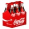 Coca-Cola Original Taste Carbonated Soft Drink Glass Bottle, 290ml Pack of 6
