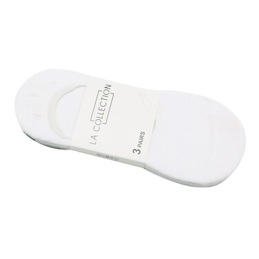 3Xpack Ladies Invisible Socks With+